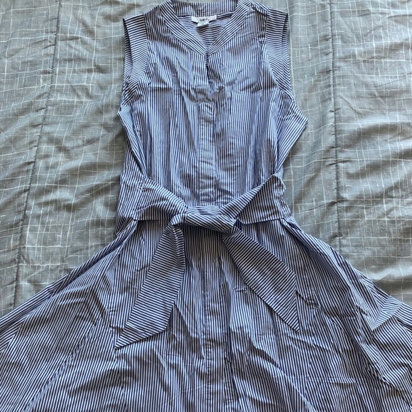 Bar III tie waist striped dress NWOT - Picture 3 of 3